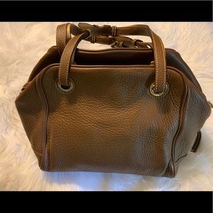 Dooney & Bourke brown pebble leather purse